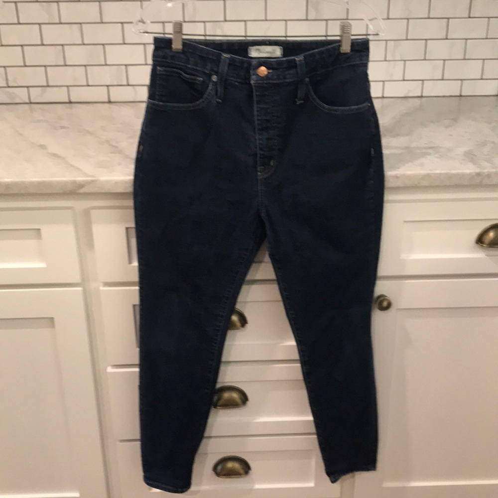 Madewell Curvy Skinny Jeans Womens 30 Petite High Rise